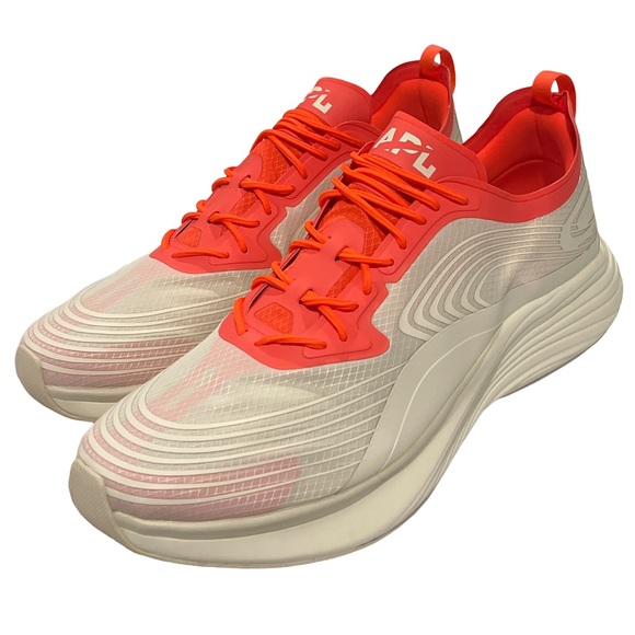 APL Men\'s Streamline Running Shoe, Pristine/Impulse Red/White NWT Men’s Size: 14